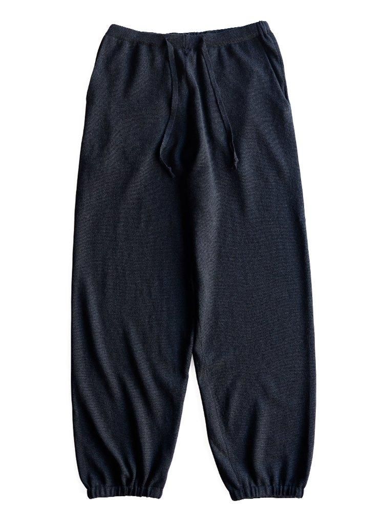 COMOLI / ウール和紙ニットパンツ (CHARCOAL) - TROUPE ONLINE SHOP