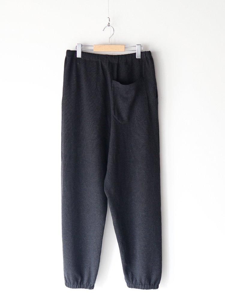 COMOLI / ウール和紙ニットパンツ (CHARCOAL) - TROUPE ONLINE SHOP