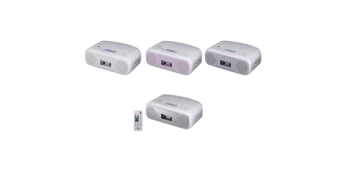 東芝、最大4Wの高出力スピーカーと4つの音質モードを搭載したCD