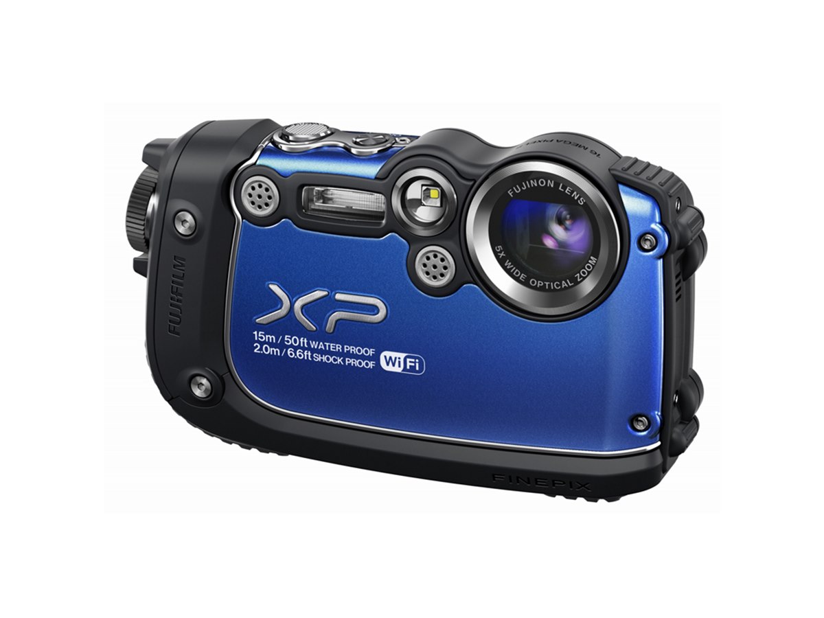 富士フイルム、スマホ送信機能を備えたタフネスコンデジ「FinePix