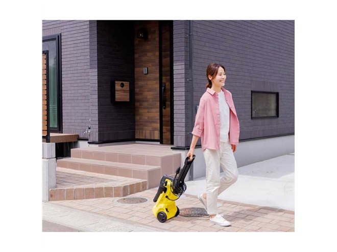 ケルヒャー、「K2」を軽量化してリニューアルした家庭用高圧洗浄機「K2