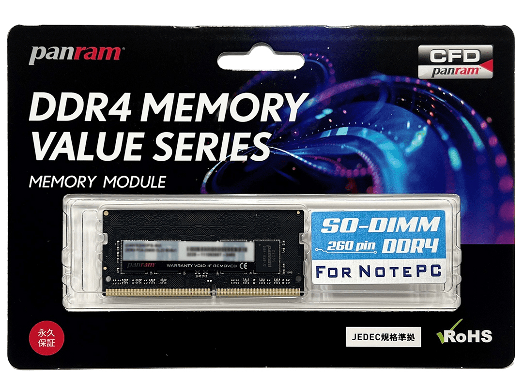 CFD D4N3200PS-8G [SODIMM DDR4 PC4-25600 8GB] 価格比較 - 価格.com