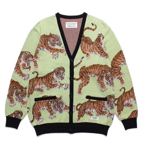 WACKO MARIA ワコマリア TIM LEHI / JACQUARD KNIT CARDIGAN - CONUR