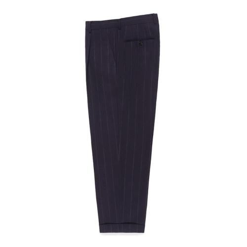 WACKO MARIA ワコマリア DORMEUIL / STRIPED PLEATED TROUSERS(TYPE-2