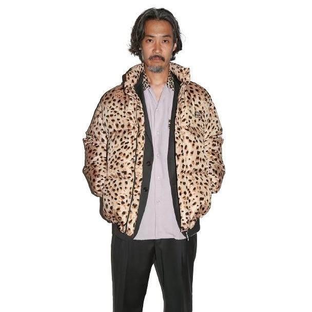 WACKO MARIA ワコマリア NANGA / LEOPARD DOWN JACKET - CONUR