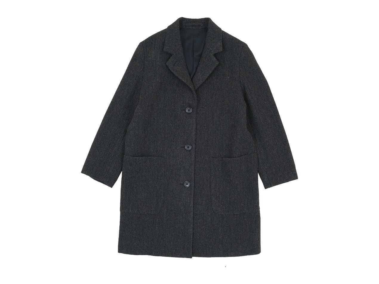 MARGARET HOWELL BRITISH WOOL TWEED COAT 143Dark Green 〔レディース