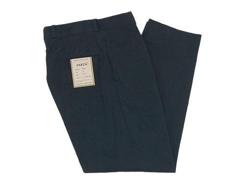 YAECA チノパン タックテーパード DARK NAVY 〔メンズ〕 【18603