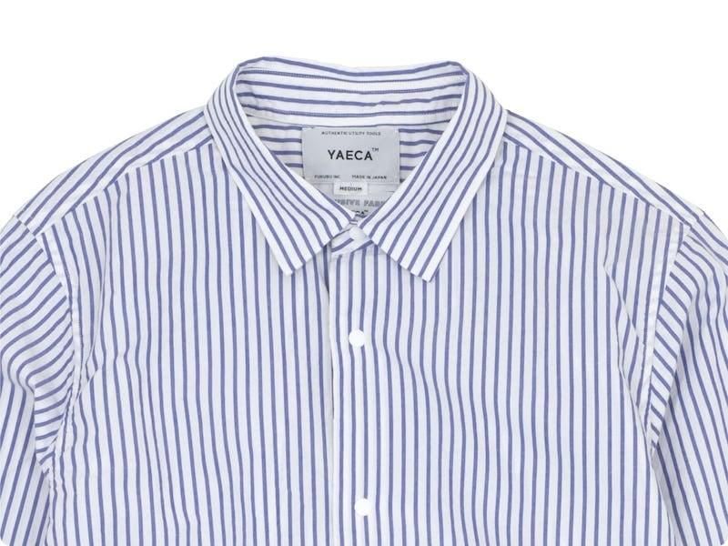 YAECA コンフォートシャツ スタンダード BOLD STRIPE 〔メンズ