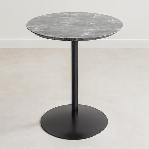 デザイナーズスタイル/大理石柄モダンサイドテーブルSN【PVC2カラー