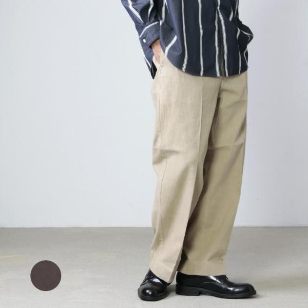 YAECA (ヤエカ) CHINO CLOTH PANTS CREASED CORDUROY / チノクロス
