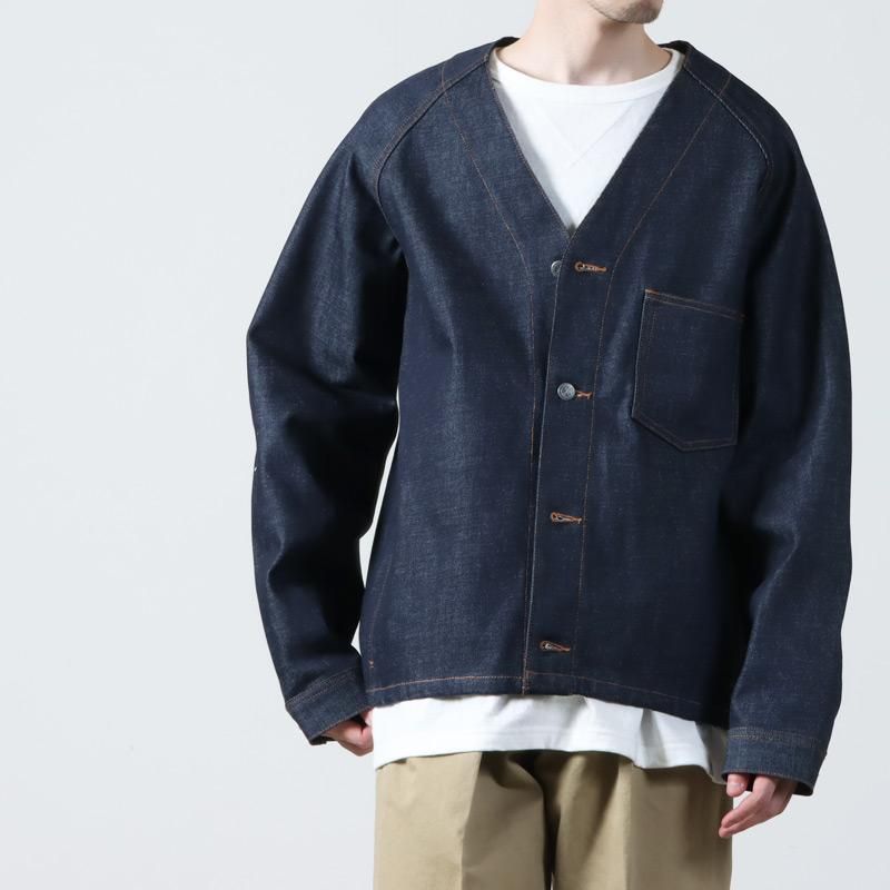 A.P.C. (アーペーセー) VESTE JEAN ENGINEER / ノーカラーデニムジャケット