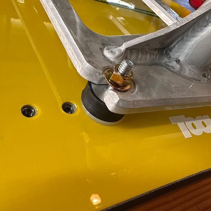 高さ10mm低重心セミハード】スノースクート シンプル非貫通ロウ