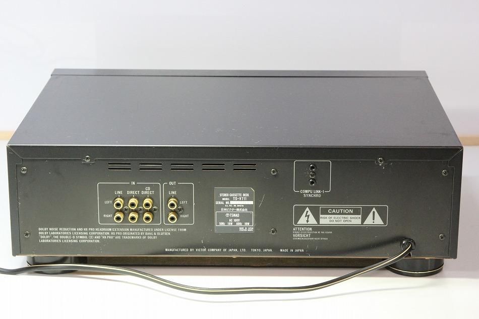 TD-V711｜｜Victor ビクター 3ヘッドカセットデッキ｜中古品｜修理販売