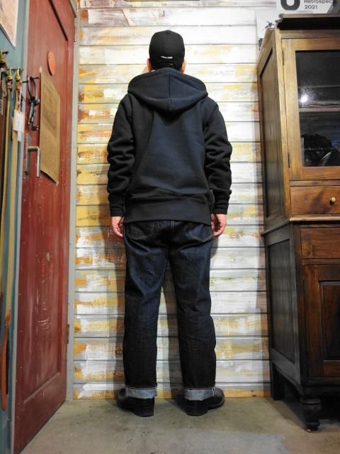 FREEWHEELERS ”AFTER HOODED SWEAT SHIRT” SEPECIAL HEAVY WEIGHT（JET