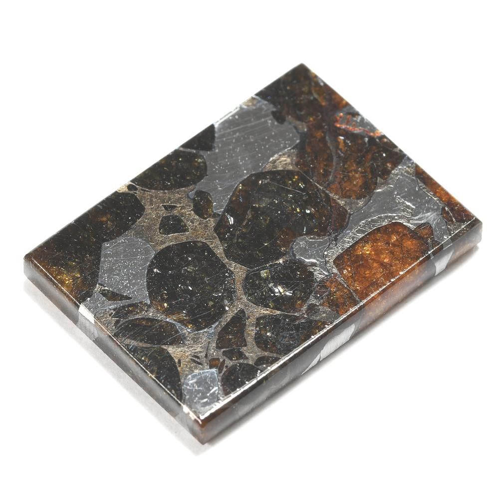 鑑別書付]セリコ隕石（パラサイト隕石） ルース 17.2ct #QB137