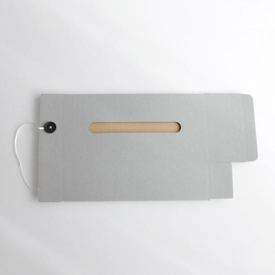 concrete craft（コンクリートクラフト） / BUTTON TISSUE BOX(Grey