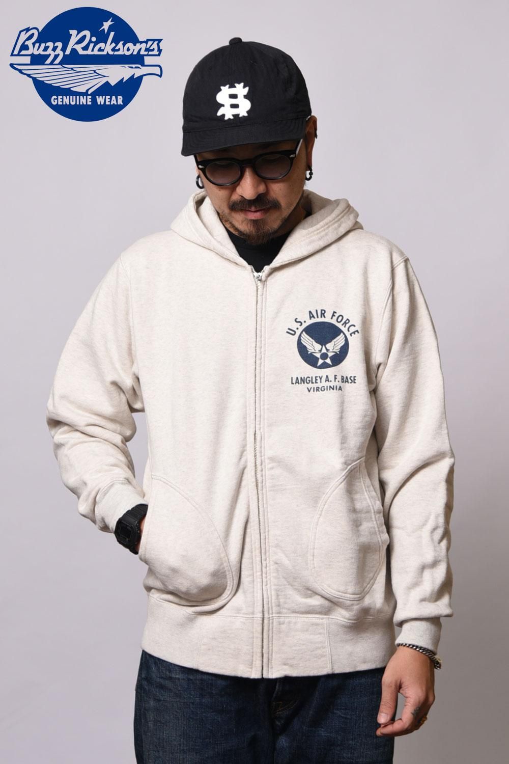 バズリクソンズ(BUZZ RICKSON'S) フルジップパーカー BUZZ RICKSON'S