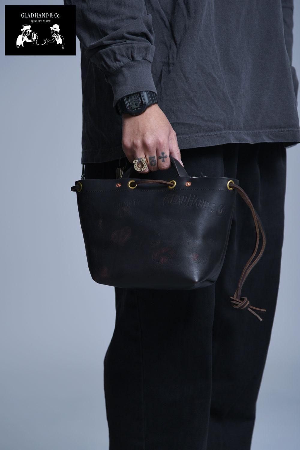 GLADHAND(グラッドハンド) レザーバッグ LEATHER PURSE BAG 