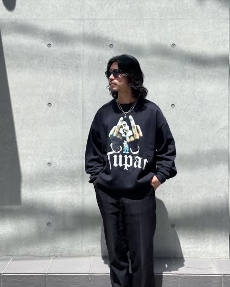 WACKO MARIA (ワコマリア) TUPAC / CREW NECK SWEAT SHIRT (クルー
