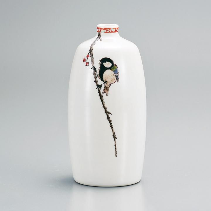 九谷 中村陶志人 作 一輪生 九谷 中村陶志人 作 一輪生 九谷 中村