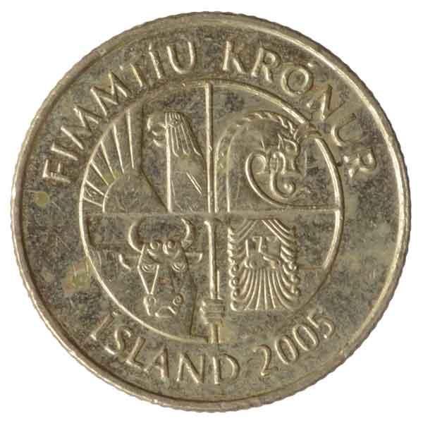 50クローナ硬貨|アイスランド|コレクターズショップトモリンズ24