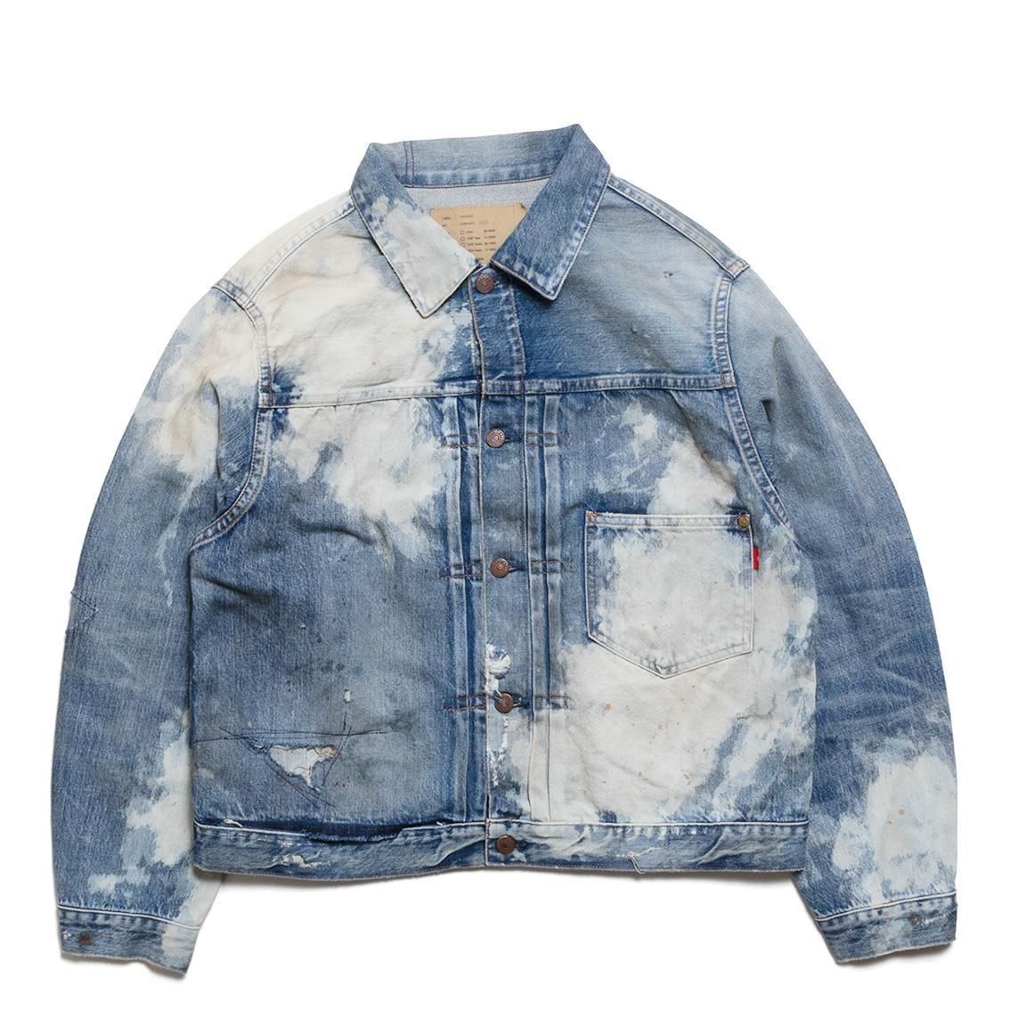 ANACHRONORM / アナクロノーム]HARD REMAKED FRONT TUCK DENIM JACKET