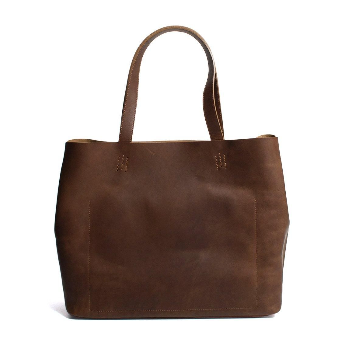 ROLLING DUB TRIO / ローリングダブトリオ] BOX TOTE BAG -LEATHER