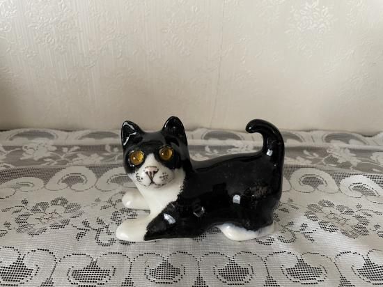 WINSTANLEY” （ウィンスタンレイ）キャット 黒猫 - アンティークと薔薇