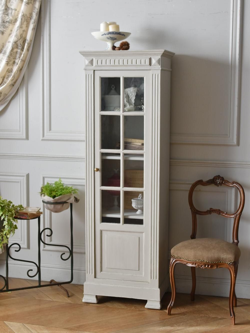 アンティークガラスキャビネット.48 フレンチキャビネット フランス