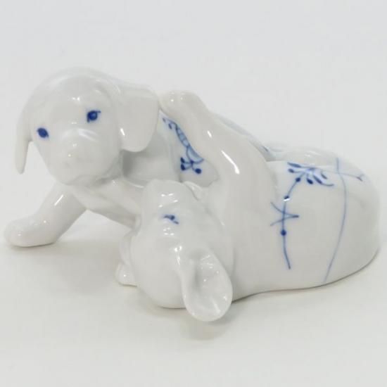 ロイヤルコペンハーゲン フィギュリン□ブルーパルメッテ イヌ 犬