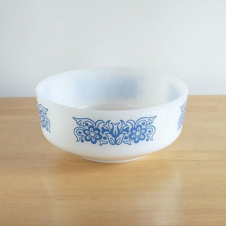 ☆4】フェデラル ミキシングボウル ブルーフローラル Lサイズ