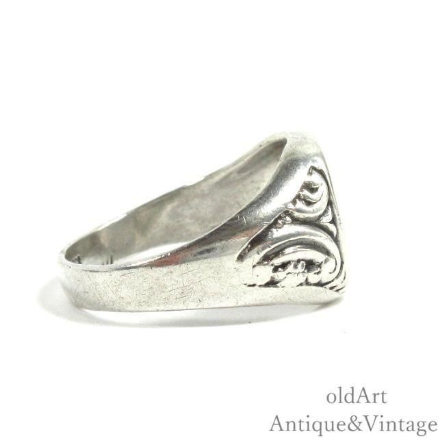 GERMANYドイツ製1930-50年代ヴィンテージシルバー835製イニシャルHG