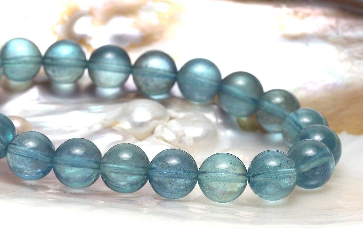サンタマリアアクアマリンブレスレット【9.5mm玉】AQMBR-032