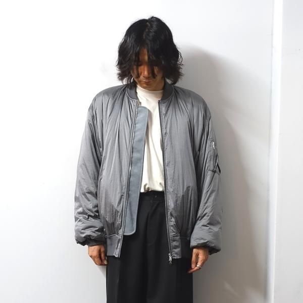 stein(シュタイン)/OVERSIZED FLIGHT JACKET/Silver 通販 取り扱い