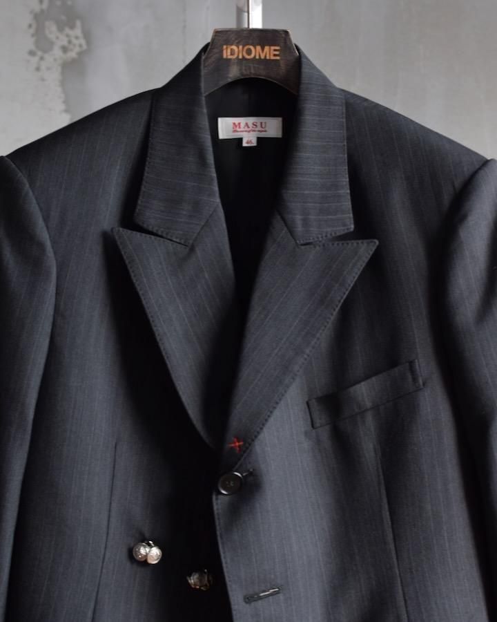RED BAR TACK TAILORED JACKET bk - IDIOME | ONLINE SHOP 熊本の