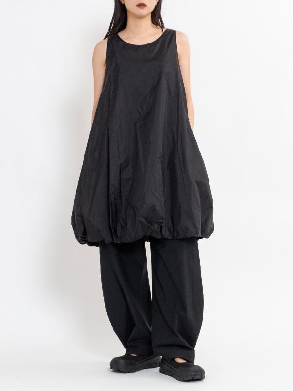 NYLON VOLUME MINI DRESS -ナイロンボリュームミニドレス-AMOMENTO（ア