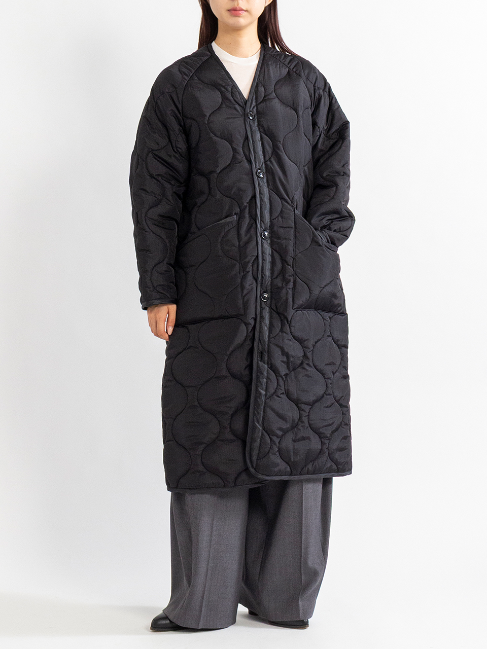QUILTED LINER COAT-キルトライナーコート-HYKE（ハイク）通販| st company