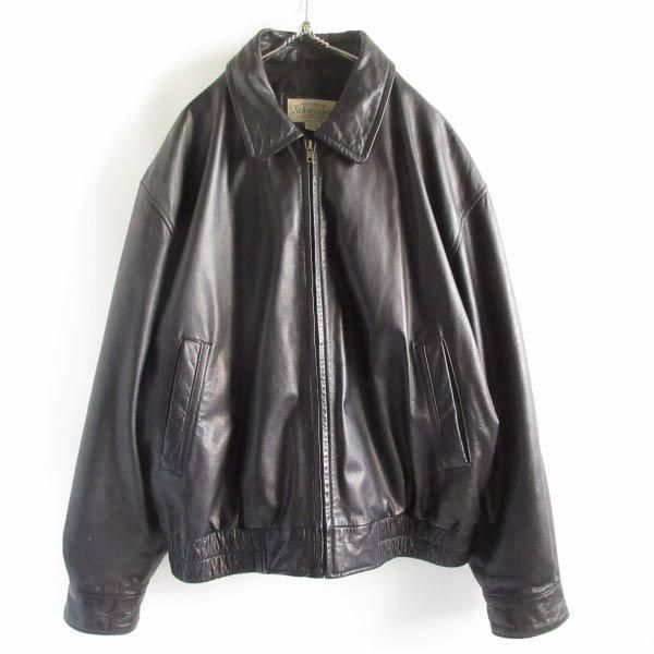 ST JOHN'S BAY レザー ジャケット | ブラック XL - 札幌 ビンテージ
