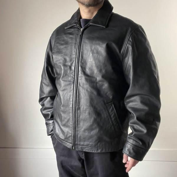 90s GAP レザー ジャケット | ブラック - 札幌 ビンテージ 古着屋