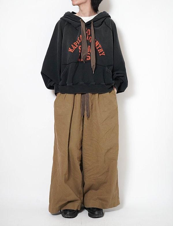 KAPITAL - 裏毛 デビルフードパーカー（SPEAKEASYカレッジpt） - BLUE NEON