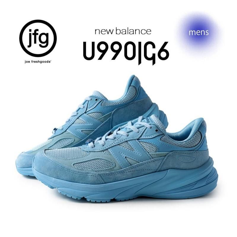 NEW BALANCE × JOE FRESHGOODS 990 V6 U990JG6 PROM BLUE