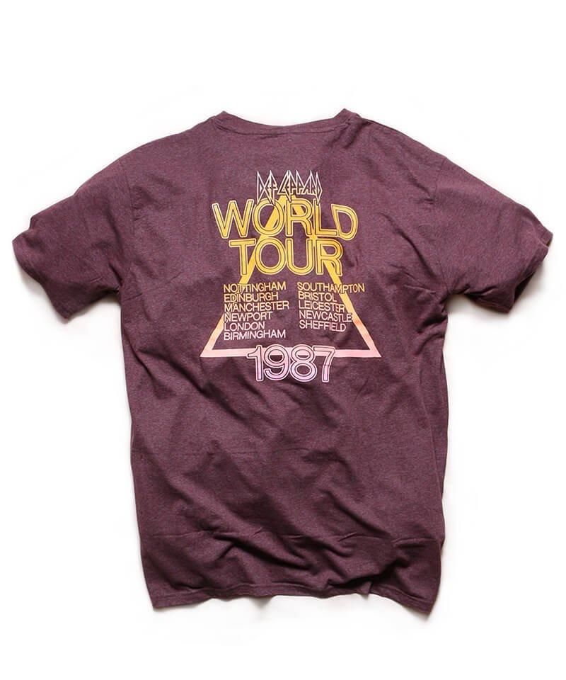 DEF LEPPARD / デフ・レパード：HYSTERIA WORLD TOUR T-SHIRT (ASH
