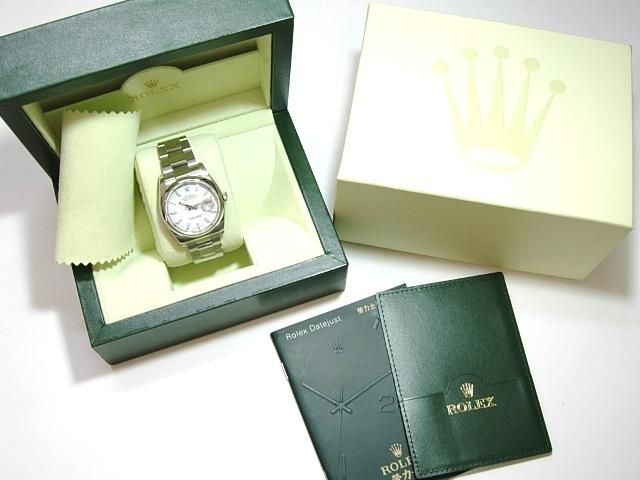 ロレックス デイトジャスト 116200 白バーインデックス - 腕時計専門店