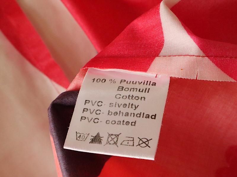 marimekko マリメッコ unikko（ウニッコ）柄 レインコート（S)レッド