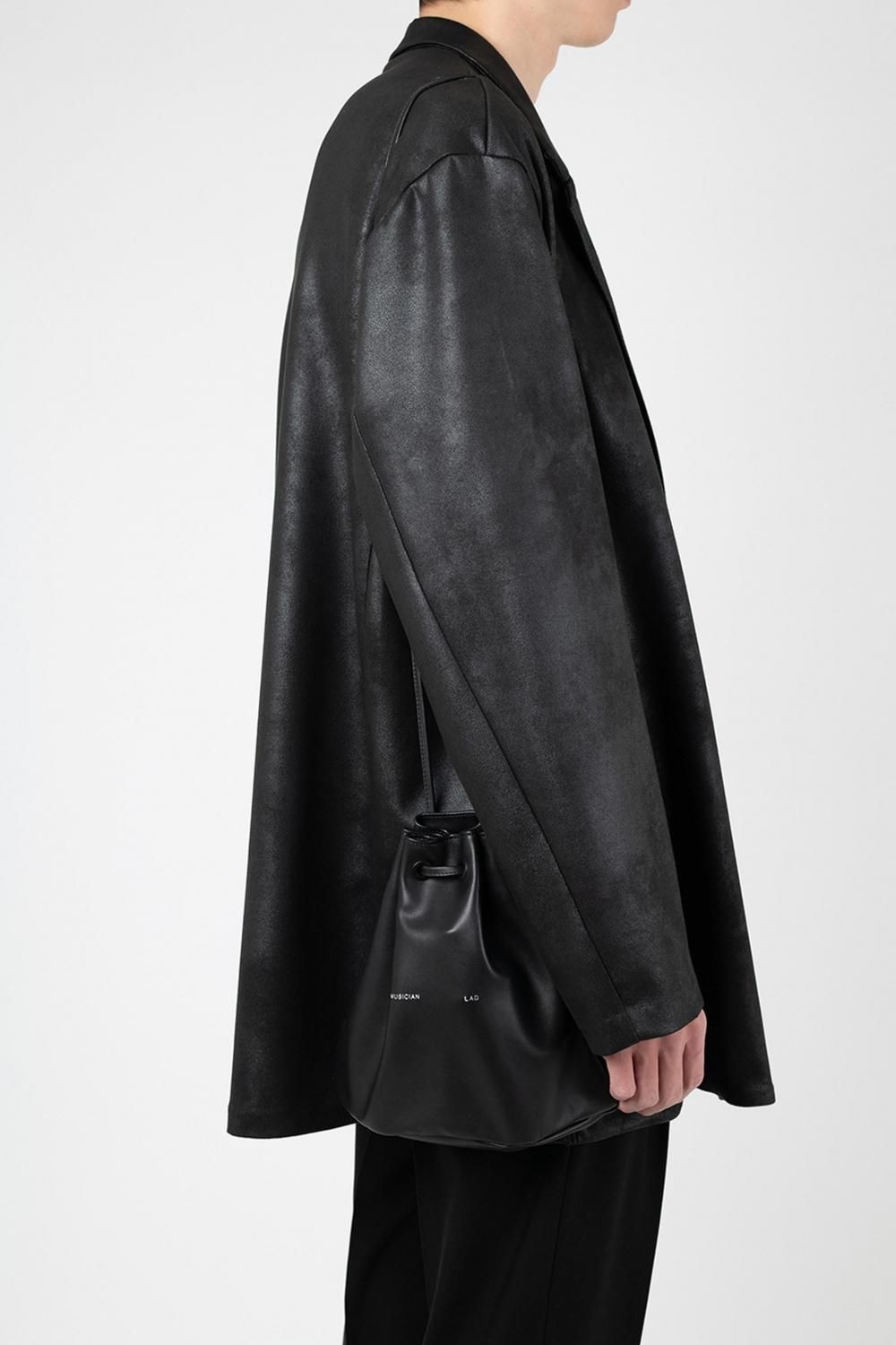 LAD MUSICIAN ラッドミュージシャン SHEEP LEATHER DRAWSTRING BAG