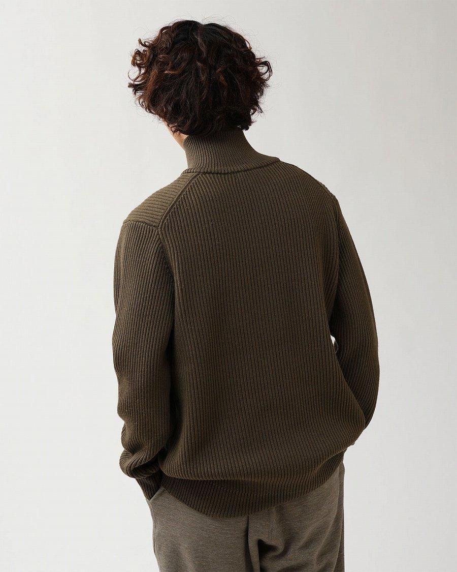 nonnative - ノンネイティブ / DWELLER HALF ZIP SWEATER MERINO