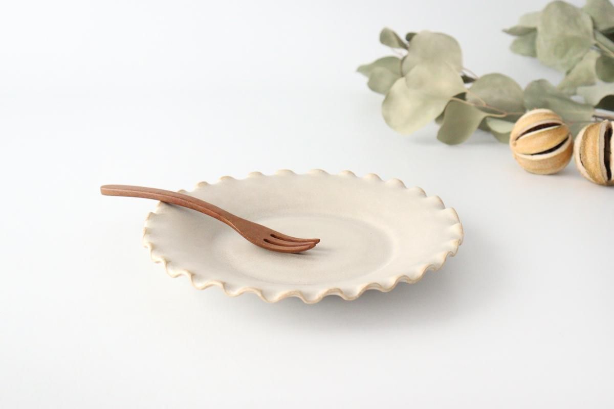 ケーキプレート｜6寸｜VENT｜ホワイト｜磁器｜美濃焼｜和食器通販