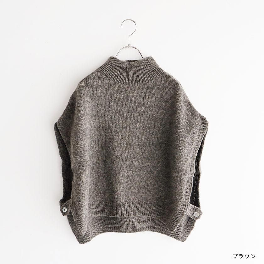 utilite ペルーハイランドウール モックネックベスト の通販。- AIDA