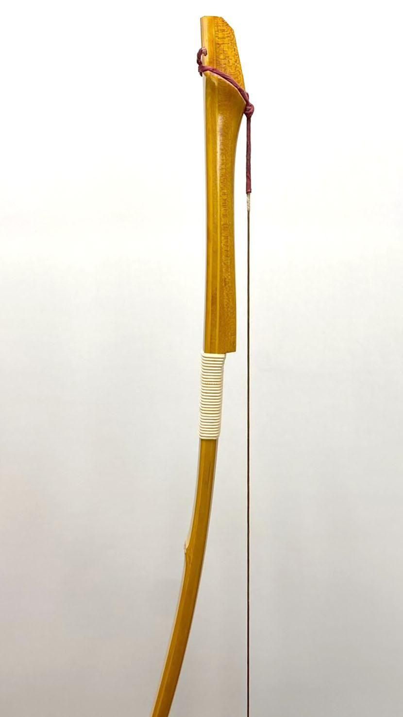 竹弓 カーボン内蔵 梓 猪飼秀重 伸寸 15kg ワケあり（枯弓） ネット