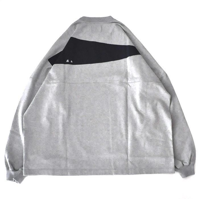 DESCENDANT | BERTH JERSEY LS | GRAY - Stripe-inc Online Shop